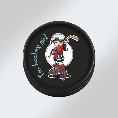 Puk s potiskem HOCKEY GIRL