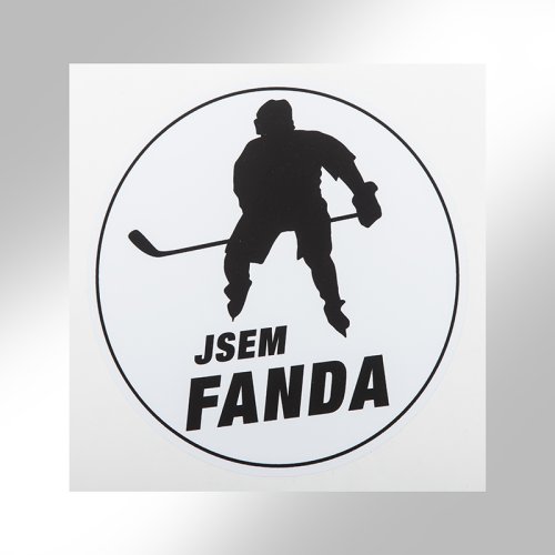 Samolepka JSEM FANDA