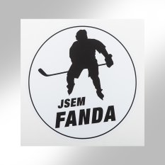 Samolepka JSEM FANDA