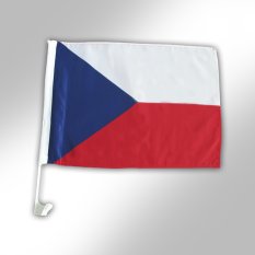 Vlajka na auto Česká republika