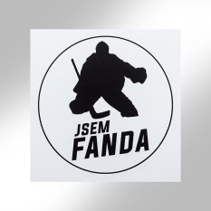 Samolepka JSEM FANDA