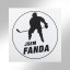 Samolepka JSEM FANDA